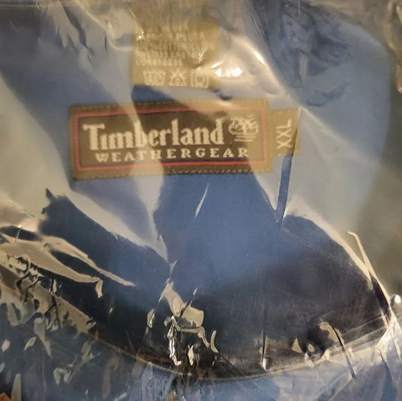 Timberland Weathergear Button Shirt XXL Blue - Picture 3 of 5